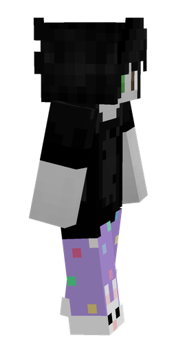 Black skin: body, right side render