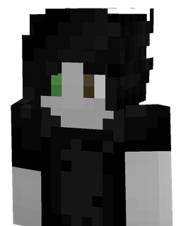 Black skin: bust render