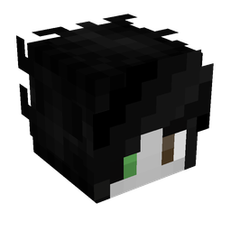Black skin: head render