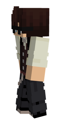 Black skin: body, left side render