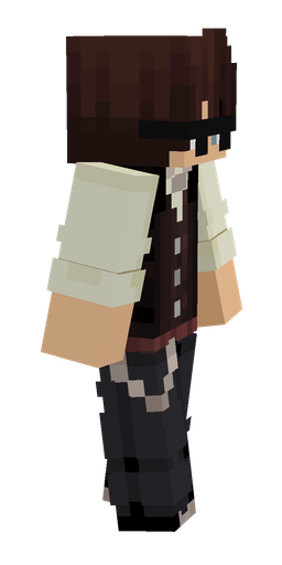 Black skin: body, right side render