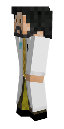 Black skin: body, left side render