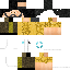 Black skin: raw texture render