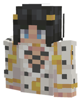 Black skin: bust render