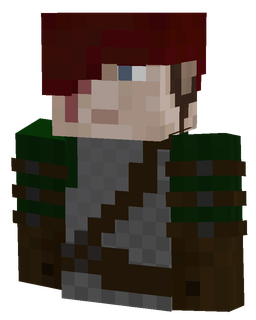 Black skin: bust render