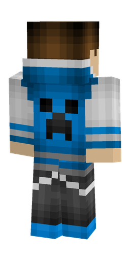 Black skin: body, back render