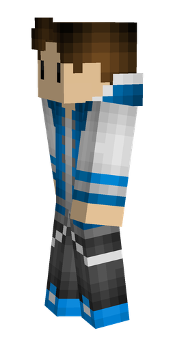 Black skin: body, left side render
