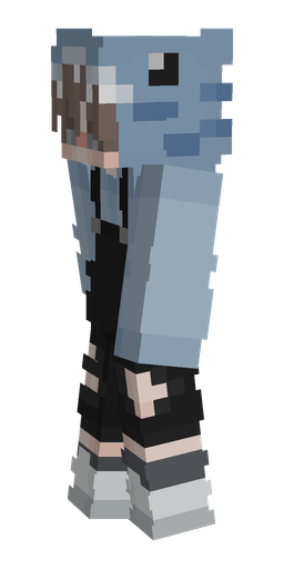 Black skin: body, left side render