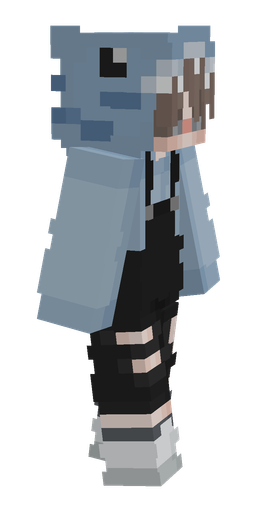 Black skin: body, right side render