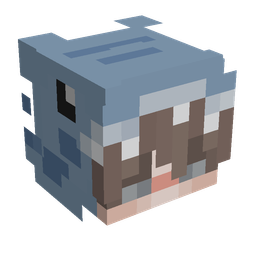 Black skin: head render