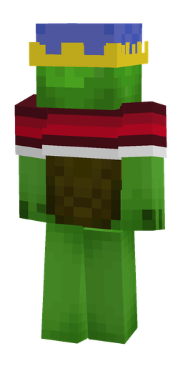 Green skin: body, back render