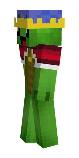 Green skin: body, left side render