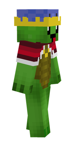 Green skin: body, right side render