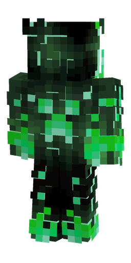 Black skin: body, back render