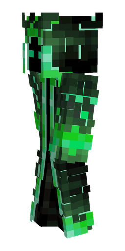 Black skin: body, left side render