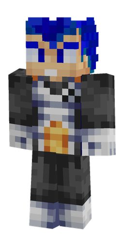 Black skin: body, front render