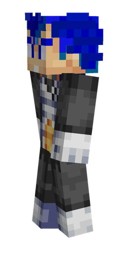 Black skin: body, left side render