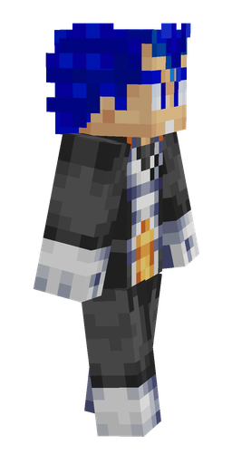 Black skin: body, right side render