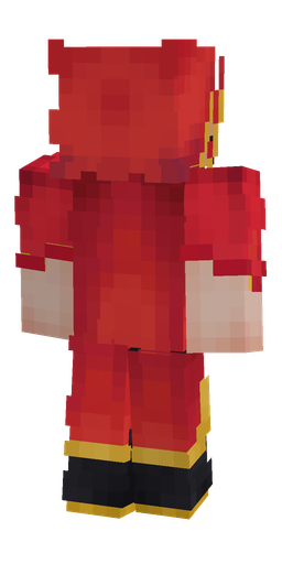 Black skin: body, back render