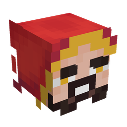 Black skin: head render