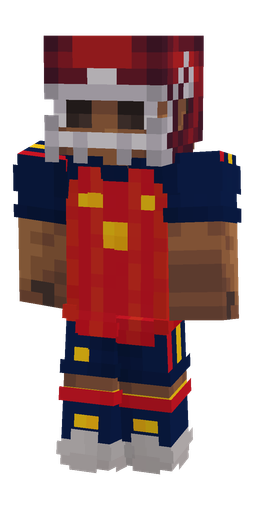 Blue skin: body, front render