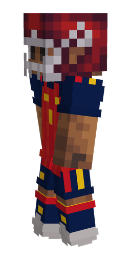 Blue skin: body, left side render