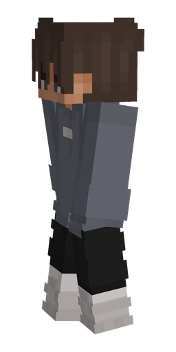 Black skin: body, left side render
