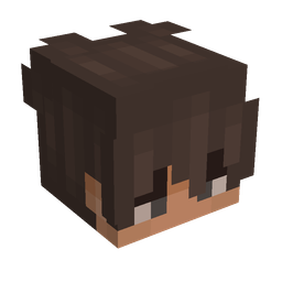 Black skin: head render