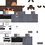 Black skin: raw texture render