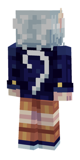 Black skin: body, back render