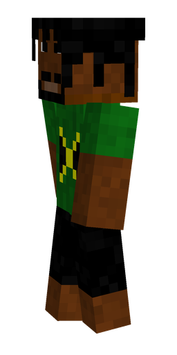 Black skin: body, left side render