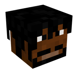 Black skin: head render