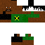 Black skin: raw texture render