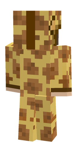 Brown skin: body, back render