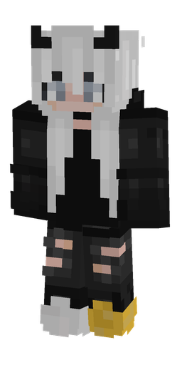 Black skin: body, front render