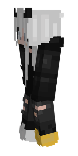Black skin: body, left side render