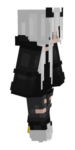 Black skin: body, right side render
