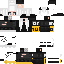 Black skin: raw texture render
