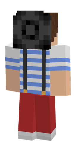 Classic skin: body, back render