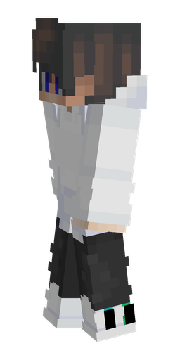 Black skin: body, left side render
