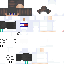 Black skin: raw texture render