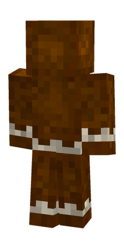 Brown skin: body, back render