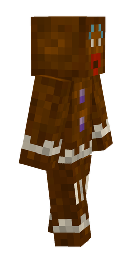Brown skin: body, right side render