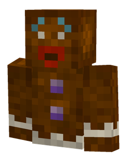 Brown skin: bust render