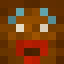 Brown skin: face render