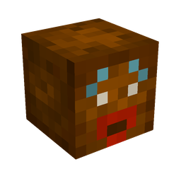 Brown skin: head render