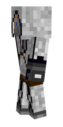 Black skin: body, left side render