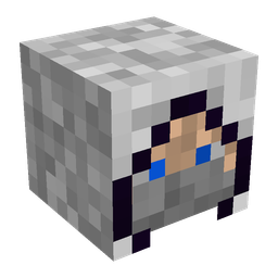 Black skin: head render