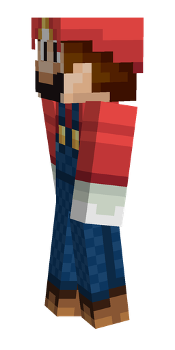 Blue skin: body, left side render