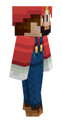 Blue skin: body, right side render